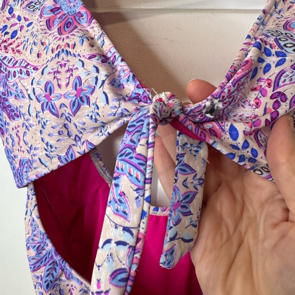 Coral by Apollo Swimwear One Piece Swimsuit sz S E1.2 - Picture 2 of 5